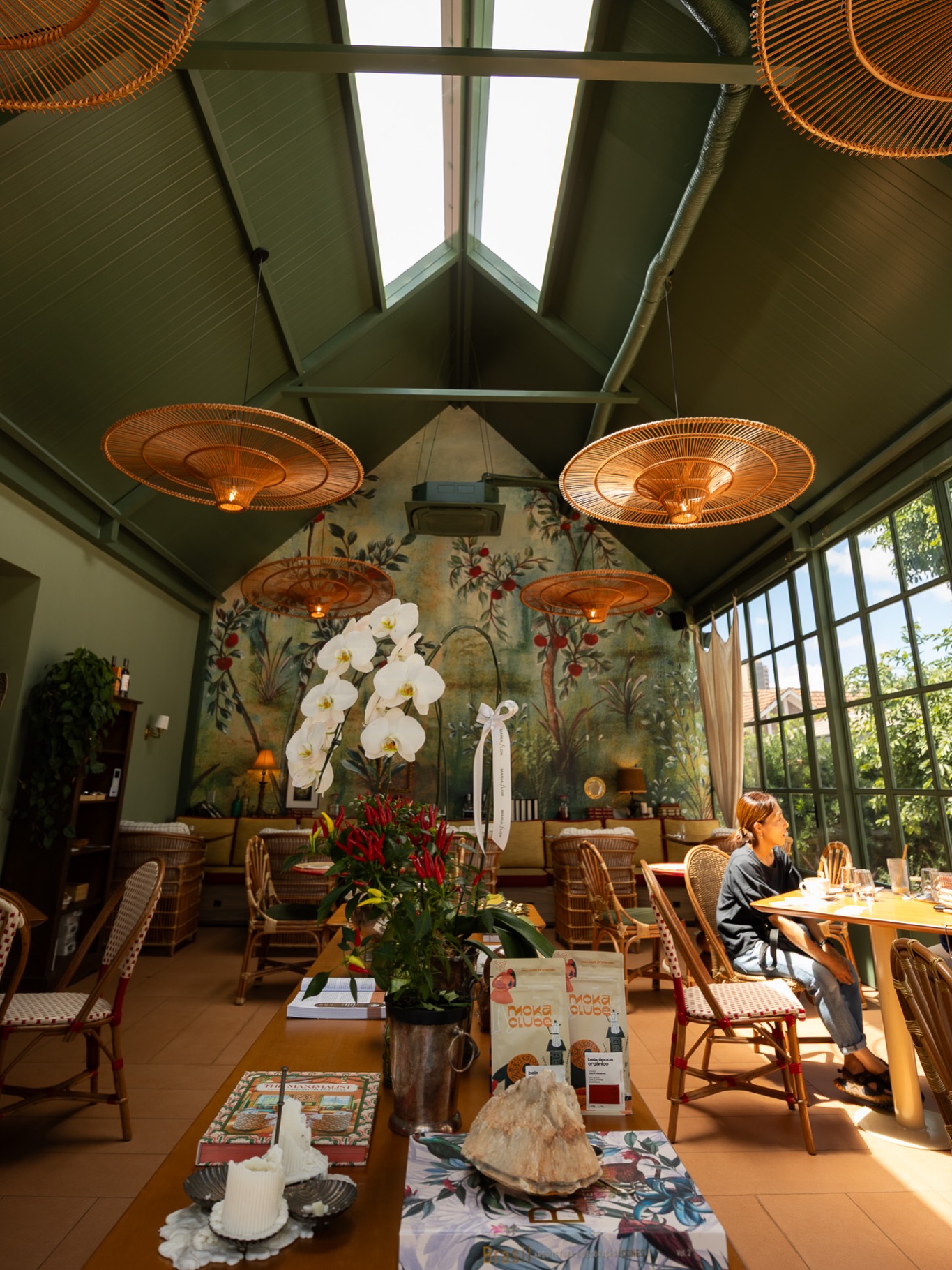 Interior do Soleil Café